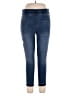 SPANX Solid Blue Jeggings Size 1X Petite - photo 1