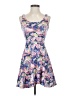 Soprano Floral Blue Cocktail Dress Size XS - photo 1
