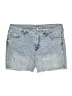Seven7 Blue Denim Shorts Size 16 - photo 1