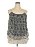 Faded Glory 100% Polyester Gray Sleeveless Blouse Size 20 - photo 1