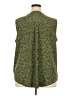 Evri 100% Polyester Green Sleeveless Blouse Size 2X - photo 2
