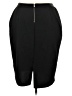 Alfani Solid Black Formal Skirt Size 2X - photo 2