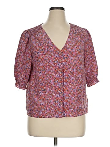 Sanctuary 3/4 Sleeve Blouse (view 1)