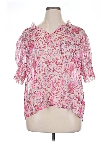 Philosophy Republic Clothing Short Sleeve Blouse (view 1)
