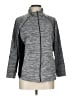 St. John's Bay Gray Track Jacket Size L (petite) - photo 1