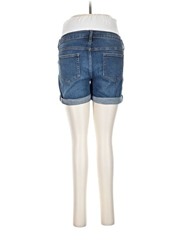 Indigo Blue Denim Shorts (view 2)