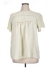 Unbranded 100% Polyester Ivory Short Sleeve Blouse Size XL - photo 1