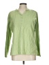 L.L.Bean Green Long Sleeve Blouse Size L - photo 1