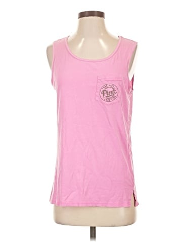 Victoria's Secret Pink Sleeveless T-Shirt (view 1)