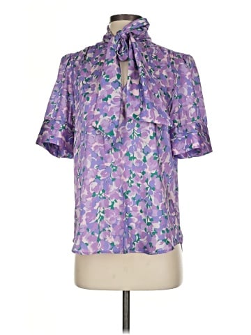 J.Crew Collection Short Sleeve Blouse (view 1)
