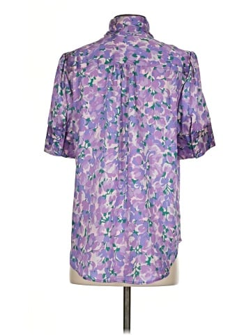 J.Crew Collection Short Sleeve Blouse (view 2)