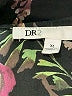 DR2 100% Polyester Floral Black Short Sleeve Blouse Size XL - photo 7