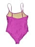 Old Navy Solid Purple One Piece Swimsuit Size M - photo 2