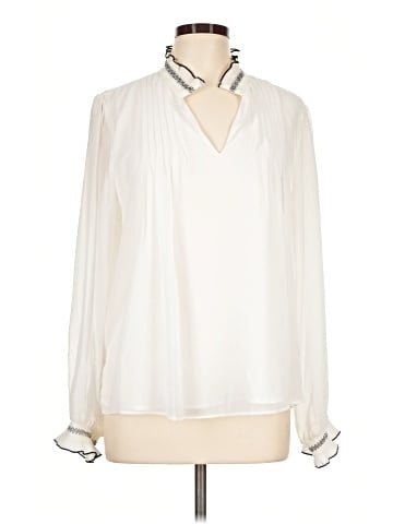 Karl Lagerfeld Paris Long Sleeve Blouse (view 1)