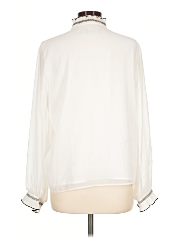 Karl Lagerfeld Paris Long Sleeve Blouse (view 2)