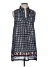 Max Edition 100% Polyester Blue Sleeveless Blouse Size M - photo 1
