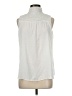 Lisa Rinna 100% Polyester White Sleeveless Blouse Size M - photo 1