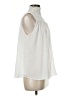 Lisa Rinna 100% Polyester White Sleeveless Blouse Size M - photo 4