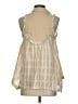 Pilcro 100% Baumwolle Ivory Sleeveless Blouse Size S - photo 2