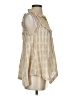 Pilcro 100% Baumwolle Ivory Sleeveless Blouse Size S - photo 4