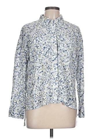 DKNY Jeans Long Sleeve Blouse (view 1)