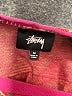 Stussy 100% Cotton Argyle Burgundy Pullover Sweater Size M - photo 7