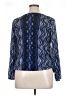Alfani 100% Nylon Blue Long Sleeve Blouse Size XL - photo 2