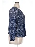 Alfani 100% Nylon Blue Long Sleeve Blouse Size XL - photo 4