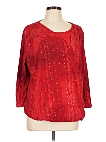 Eve & Maddie 3/4 Sleeve Blouse (view 1)