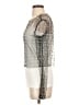 White Birch Silver Long Sleeve Top Size S - photo 5