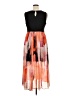 Apt. 9 Graphic Orange Casual Dress Size XL Petite - photo 2