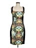 Just Cavalli Graphic Black Cocktail Dress Size EU (IT) 44 / US 8 - photo 1