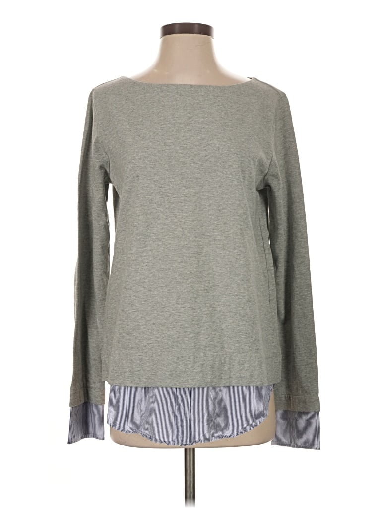 Pre-owned J.crew Mercantile Pullover Sweater In Gray