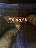 Express 100% Rayon Plaid Blue Long Sleeve Button-Down Shirt Size M - photo 7