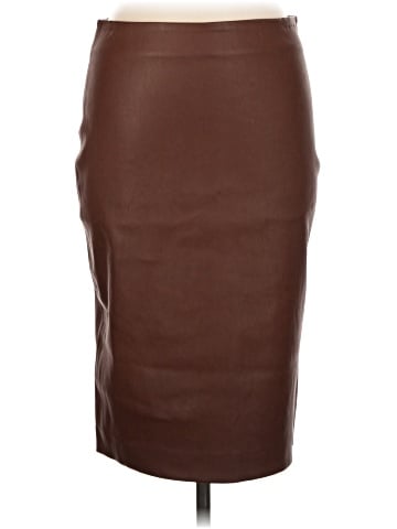 Theory Leather Skirt (view 1)
