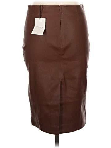 Theory Leather Skirt (view 2)
