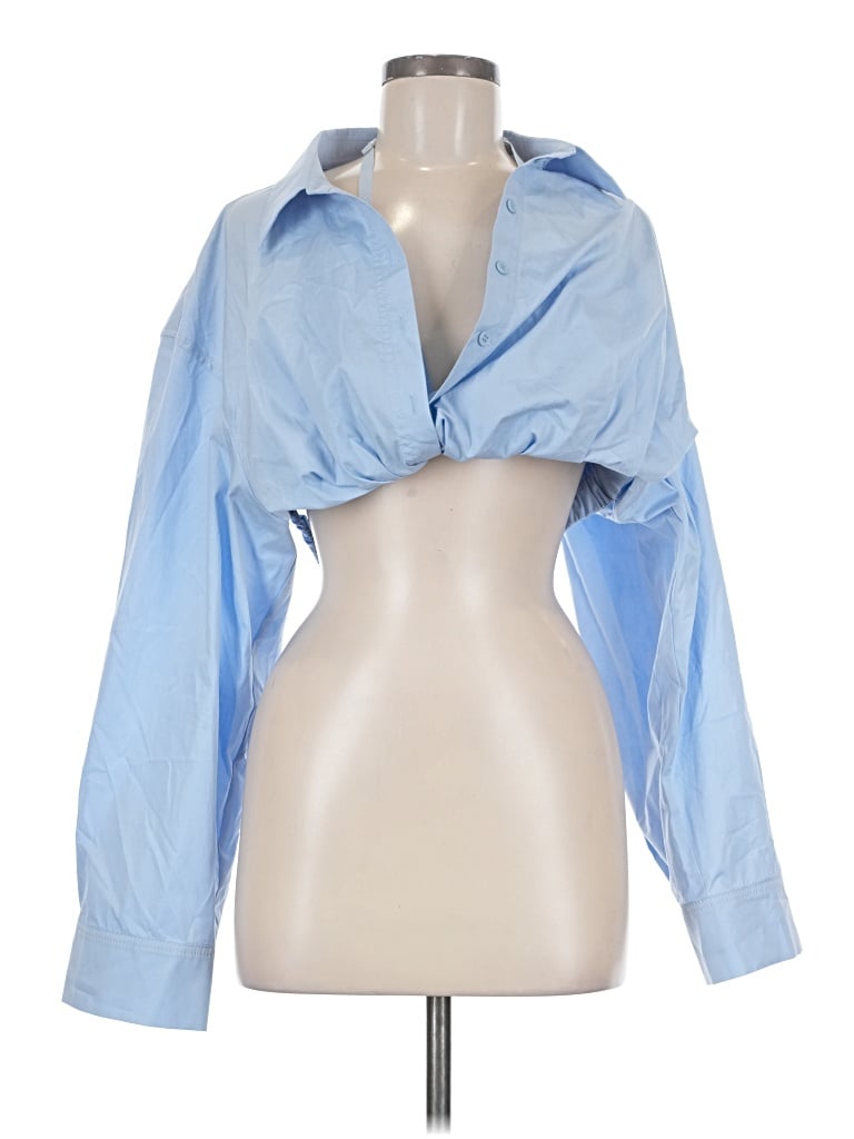 Pre-owned Jacquemus Long Sleeve Blouse In Blue
