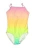Old Navy Tie-dye Yellow One Piece Swimsuit Size 8 - photo 1