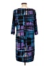 Attention Graphic Blue Casual Dress Size L - photo 2
