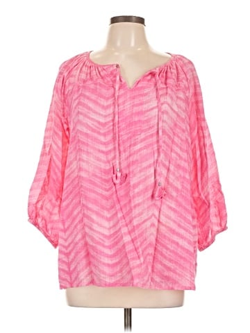 Tru Luxe Jeans 3/4 Sleeve Blouse (view 1)