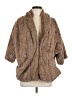 Jolt 100% Polyester Brown Faux Fur Jacket Size M - photo 1