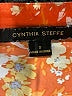 Cynthia Steffe 100% Polyester Orange Short Sleeve Blouse Size S - photo 7