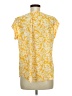 Fun2Fun Yellow Short Sleeve Blouse Size M - photo 2