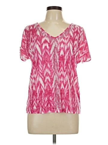 INC International Concepts Short Sleeve Blouse (view 1)