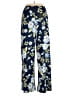 White Mark Floral Blue Casual Pants Size 1X - photo 1