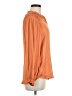 Democracy 100% Polyester Orange Long Sleeve Blouse Size M - photo 4