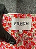 FRNCH 100% Cotton Floral Red Skort Size XS - photo 3