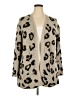Modern Lux Animal Print Tan Cardigan Size XL - photo 1