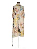 CABLE 100% Viscose Print Tan Casual Dress Size XL - photo 1
