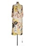 CABLE 100% Viscose Print Tan Casual Dress Size XL - photo 2